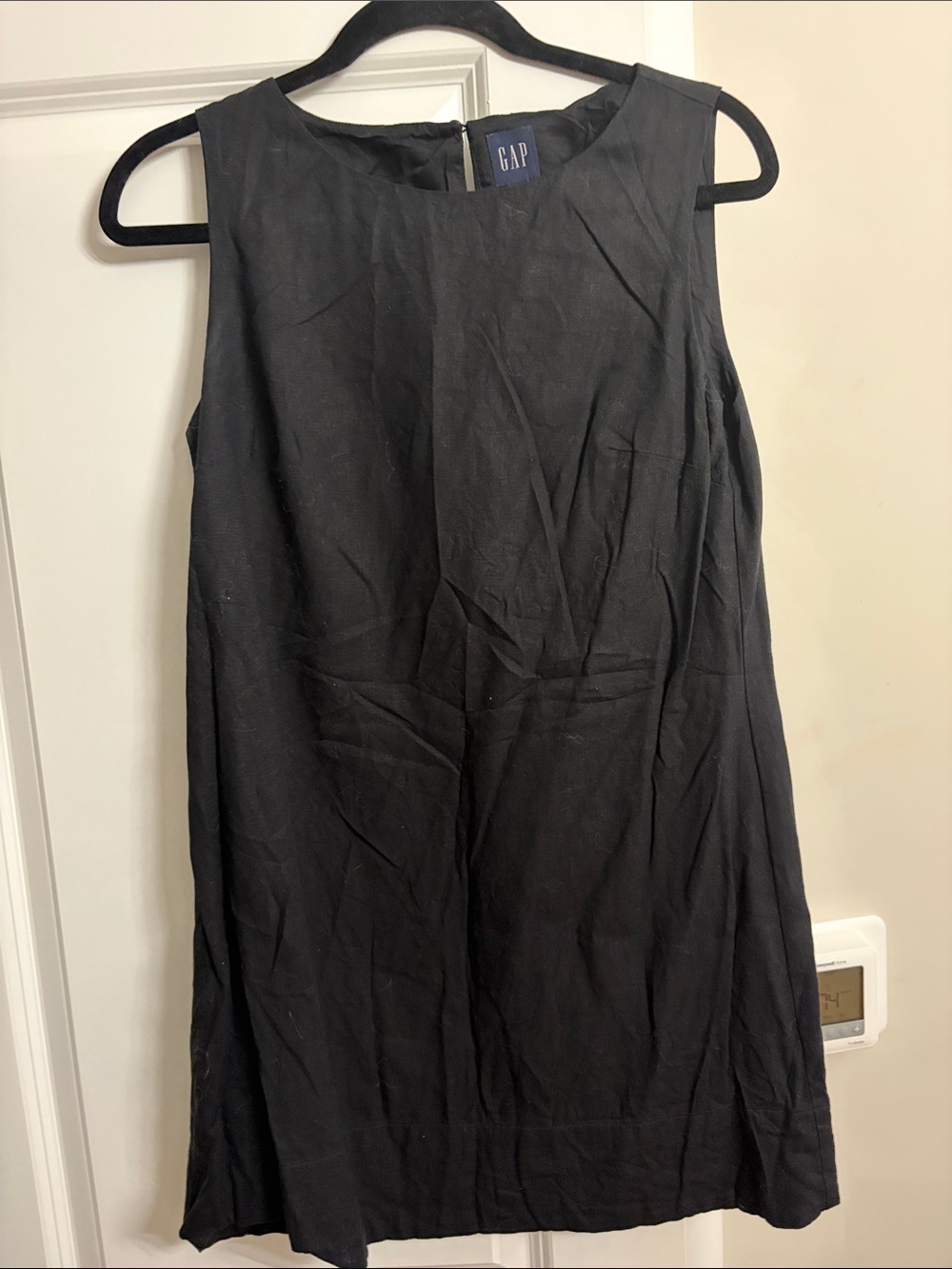 GAP Black Sleeveless A-Line Dress